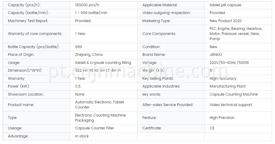 Capsule counting machine180000 pcs999